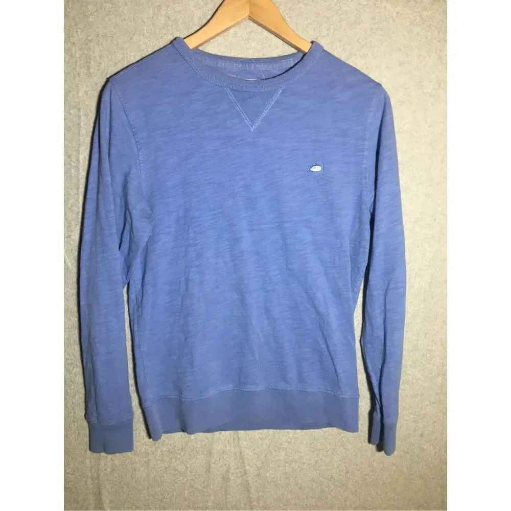 Mens Southern Tide Sweater Baby Blue Casual Boating Fishing Spring Summer